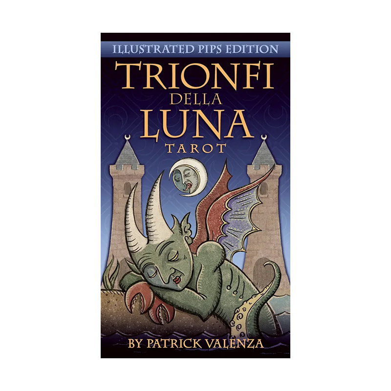 进口正版复古墨水版邪月塔罗牌 Trionfi Della Luna 异月桌游卡牌