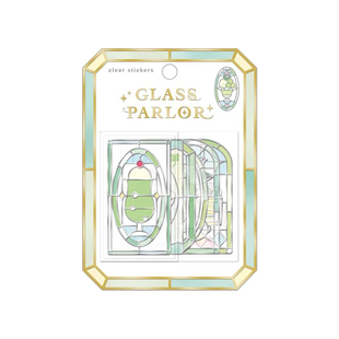 正品授权 日本Q-LiA贴纸彩绘玻璃风窗花手机耳机壳手帐素材装饰