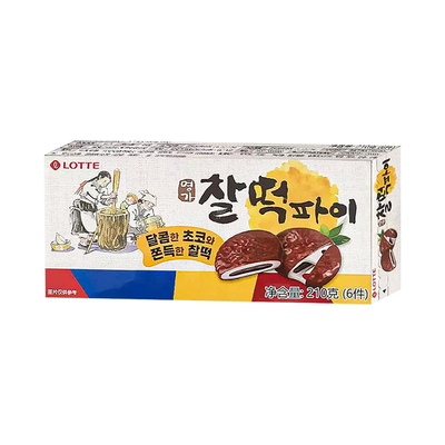 韩国进口乐天巧克力打糕派糯米糍