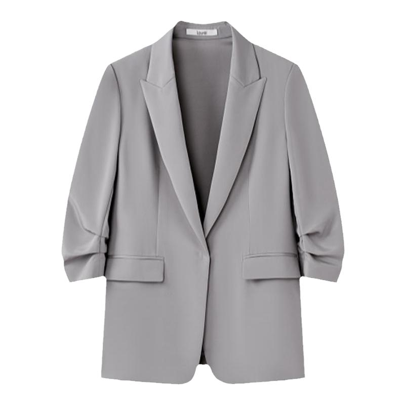 【真丝】Laurel劳芮新款气质淡人收腰百搭西服外套LWD351T02400