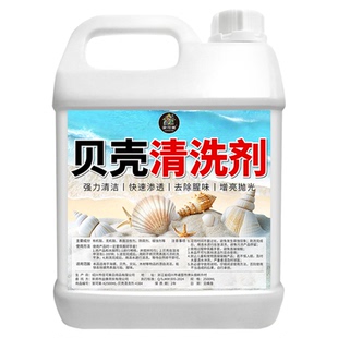 贝壳清洗剂草酸洗贝壳装饰洗海螺清理珊瑚亮光剂洗鲍鱼壳大贝壳$