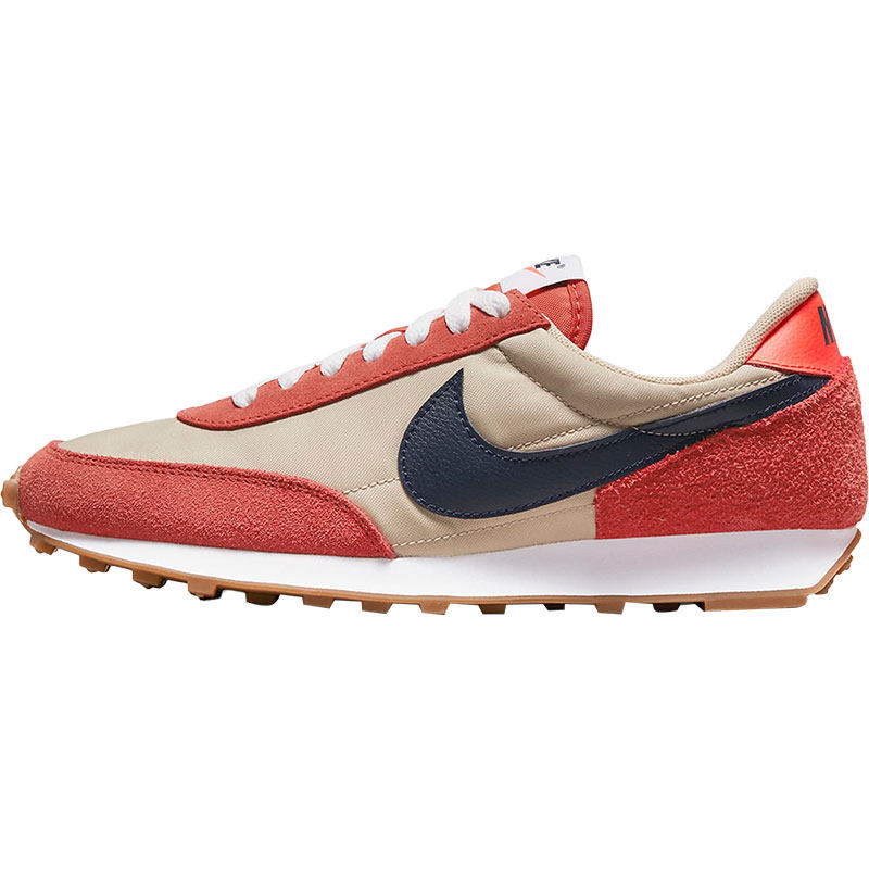 Nike/耐克DBREAK朱红沙堆白男女复古舒适低帮休闲鞋CK2351-605