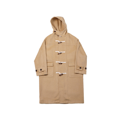 牛角扣大衣女小个子毛呢外套