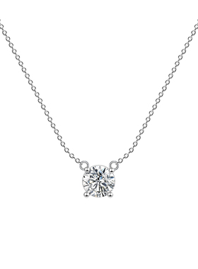 LAZY CIRCLES印记闪钻锁骨链轻奢精致细巧项链女日常通勤百搭配饰