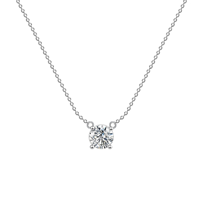 LAZY CIRCLES印记闪钻锁骨链轻奢精致细巧项链女日常通勤百搭配饰