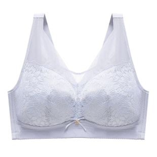 抹胸内衣女薄款大胸显小文胸无钢圈聚拢收副乳防下垂全罩杯调整型