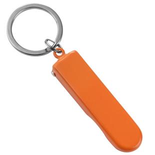 简约指甲刀钥匙扣挂件创意个性指甲钳指甲剪带指甲锉锁匙圈环挂饰