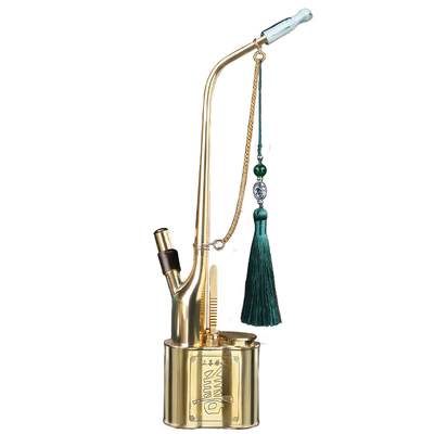 彩歌老式黄铜水烟斗黄铜白铜