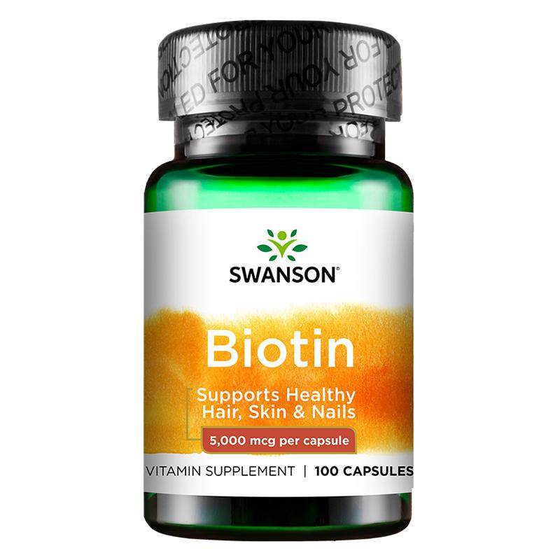 女性Biotin生物素 防脱发维生素b7Hh生发素胶囊男保健品 美国进口