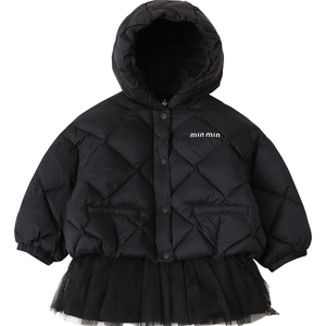 heyonwye宝宝羽绒服两件套2024冬季新款女童羽绒服马甲+羽绒外套