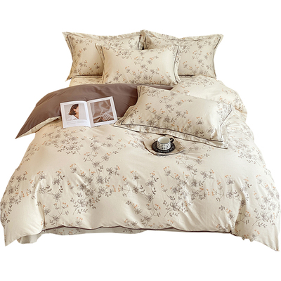 100%新疆全棉纯棉加厚磨毛四件套