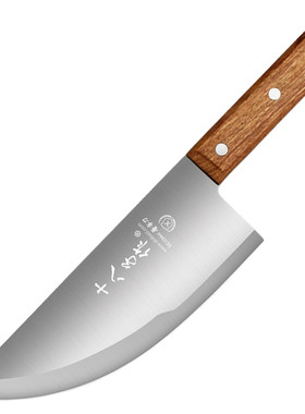 十八子作市场肉档猪肉刀锋利耐用