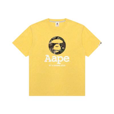 AAPE字母猿人印花短袖T恤