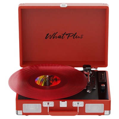 问加P1复古黑胶留声机蓝牙便携