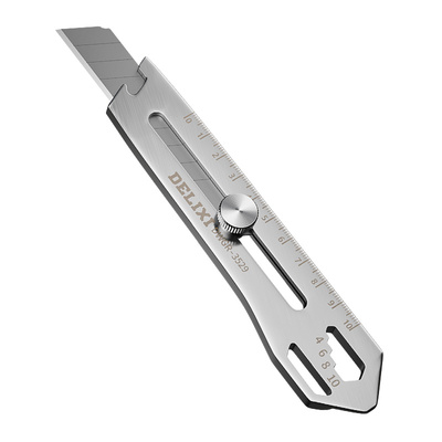 德力西美工刀不锈钢加厚