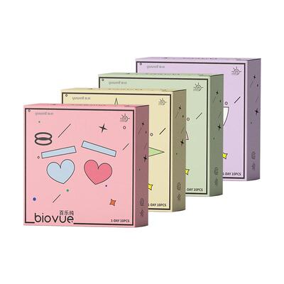 美瞳日月合集10片混血彩色