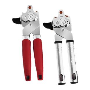 十八子作多功能啤酒开瓶器不锈钢开罐头器罐头刀开罐器黑色开罐器