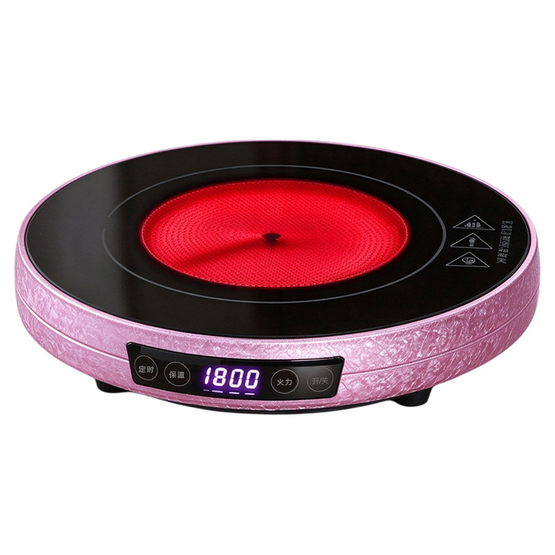 新款超薄电陶炉煮茶炉大功率家用小型迷你圆形电热炉烧水壶煮茶器