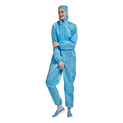 喷漆无菌加大加肥连帽洁净工作服