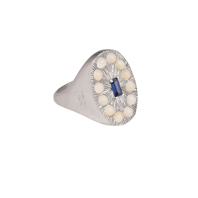 PDRRipple系列尖晶蓝戒指