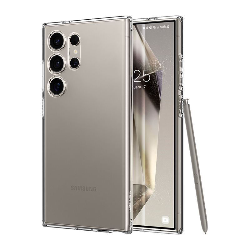 Spigen 适用于三星S24 Ultra手机壳新款s25透明保护套s23全包防摔s24+TPU软壳s22高级感男士气囊