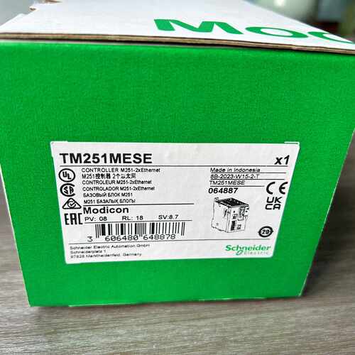 议价施耐德TM251MESE全新原装正品，质保一年 特价销售