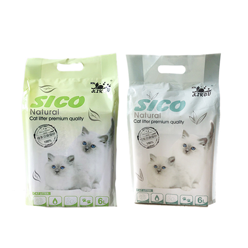 稀蔻豆腐猫砂6L除臭结团低尘吸水