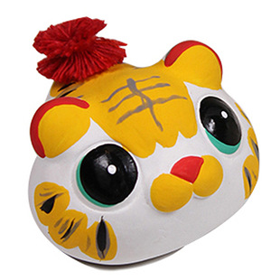 吉兔坊迷你十二生肖石膏DIY材料包亲子手工涂鸦彩绘白胚儿童礼物