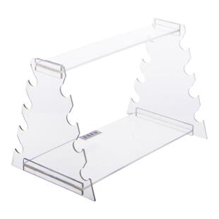 移液管架有机玻璃可拆卸梯形移液管架多功能圆盘移液管28孔架吸管架滴定管架吸管架化学实验室Pipette Rack