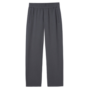 [速穿裤]热风男士卫裤直筒休闲长裤2026年春季新款肌理通勤卫裤