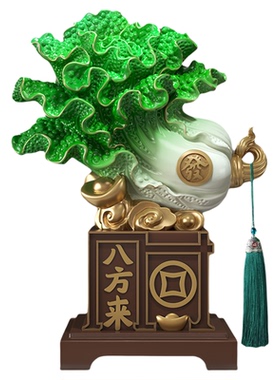 白菜摆件招财客厅办公室装饰品