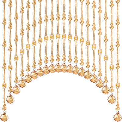 葫芦门帘免打孔门帘隔断水晶珠帘