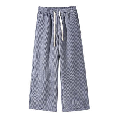 冬季潮牌灯芯绒加厚加绒休闲裤男