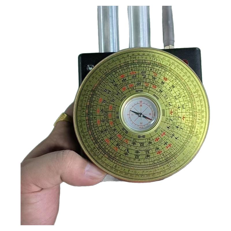 龙脉点穴高效罗盘风水宝地探测器高精度户外龙脉寻龙器寻龙尺发音