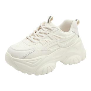 达芙妮厚底老爹鞋女2026冬季新款增高鞋子女休闲运动鞋雪地靴棉鞋