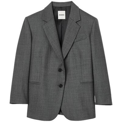 SANDRO通勤气质两粒扣西装外套