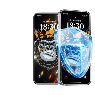 泛猫适用苹果15钢化膜新款16promax钢化膜iPhone14手机膜13pro防窥膜15plus无孔12pro保护膜xr全屏11plus防摔