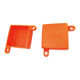 汽车检具标准件方形基准块保护盖橘色防尘保护盖30/40