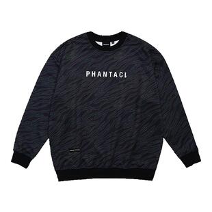 PHANTACi范特西周杰伦潮牌2024秋冬NEON CAMO休闲套头卫衣男女款