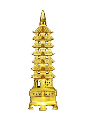 七宝铜玲珑宝塔财富塔