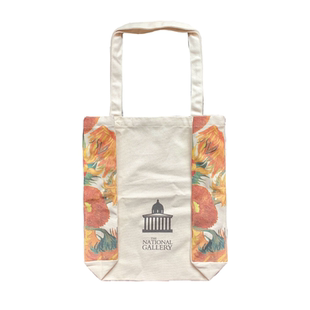 SunsetPark「向日葵」图书馆艺术油画单肩环保托特大容量帆布包女