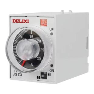 德力西时间继电器断电通电延时JSZ3A-A A-B ST3PA A-D 220V DC24V