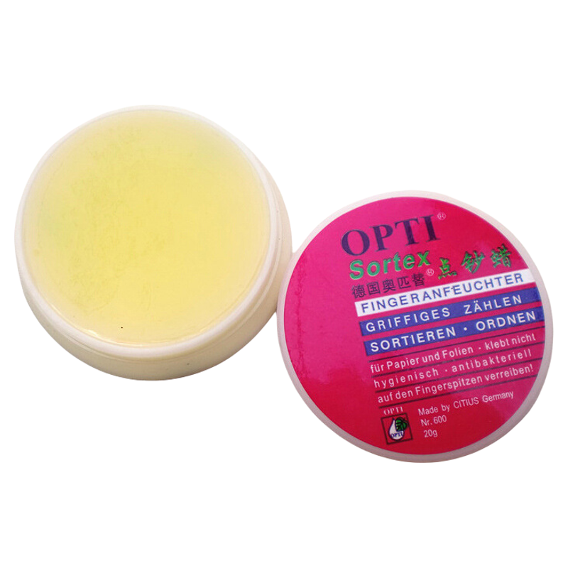 德国OPTI奥匹替点钞蜡  20g克 银行 点钞蜡 润指蜡