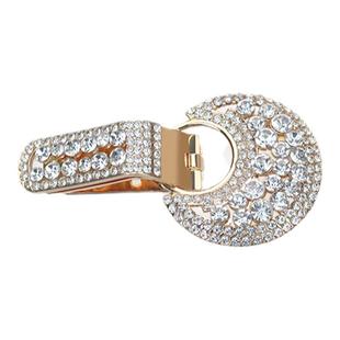 大衣领扣水钻搭扣鸭嘴扣貂皮女装扣子装饰水貂皮草对扣扣子配件