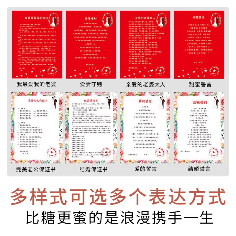 承诺书通关卡恶搞伴郎拦门道具