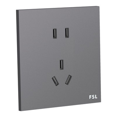 FSL佛山照明超薄开关插座面板F36