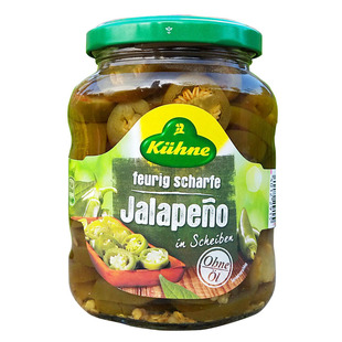 冠利辣椒圈酸辣泡辣椒切圈片KUHNE DELI-SLICED JALAPENO PEPPERS