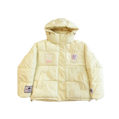 Bronze Lucia奶黄喵喵梦旅棉服原创设计冬季保暖棉衣少女面包外套