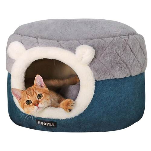 猫窝封闭式安全感四季通用宠物冬季保暖加厚猫床猫屋猫睡袋猫咪窝