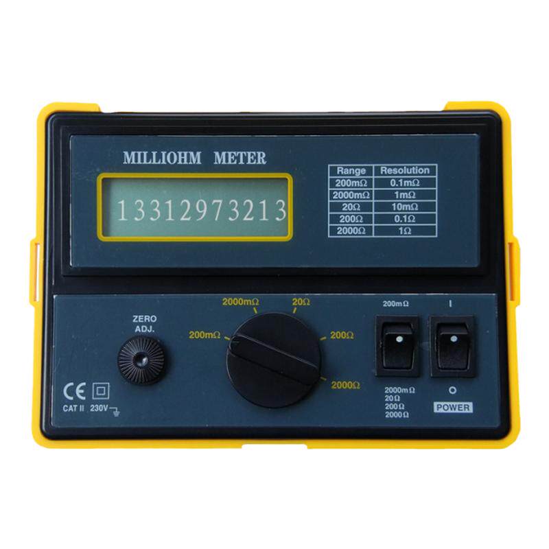 原装正品！台湾路昌数字欧姆表MO-2001 微阻计高精确值三位半显示